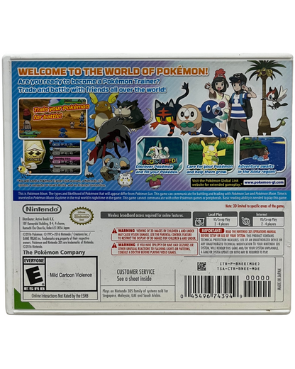 Pokémon Moon (Nintendo 3DS, 2016) CIB