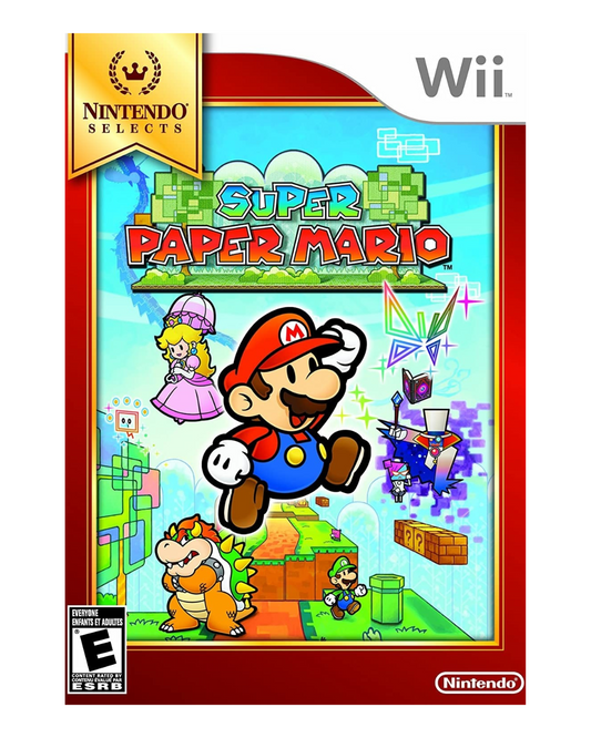 Super Paper Mario Nintendo Selects Edition Wii
